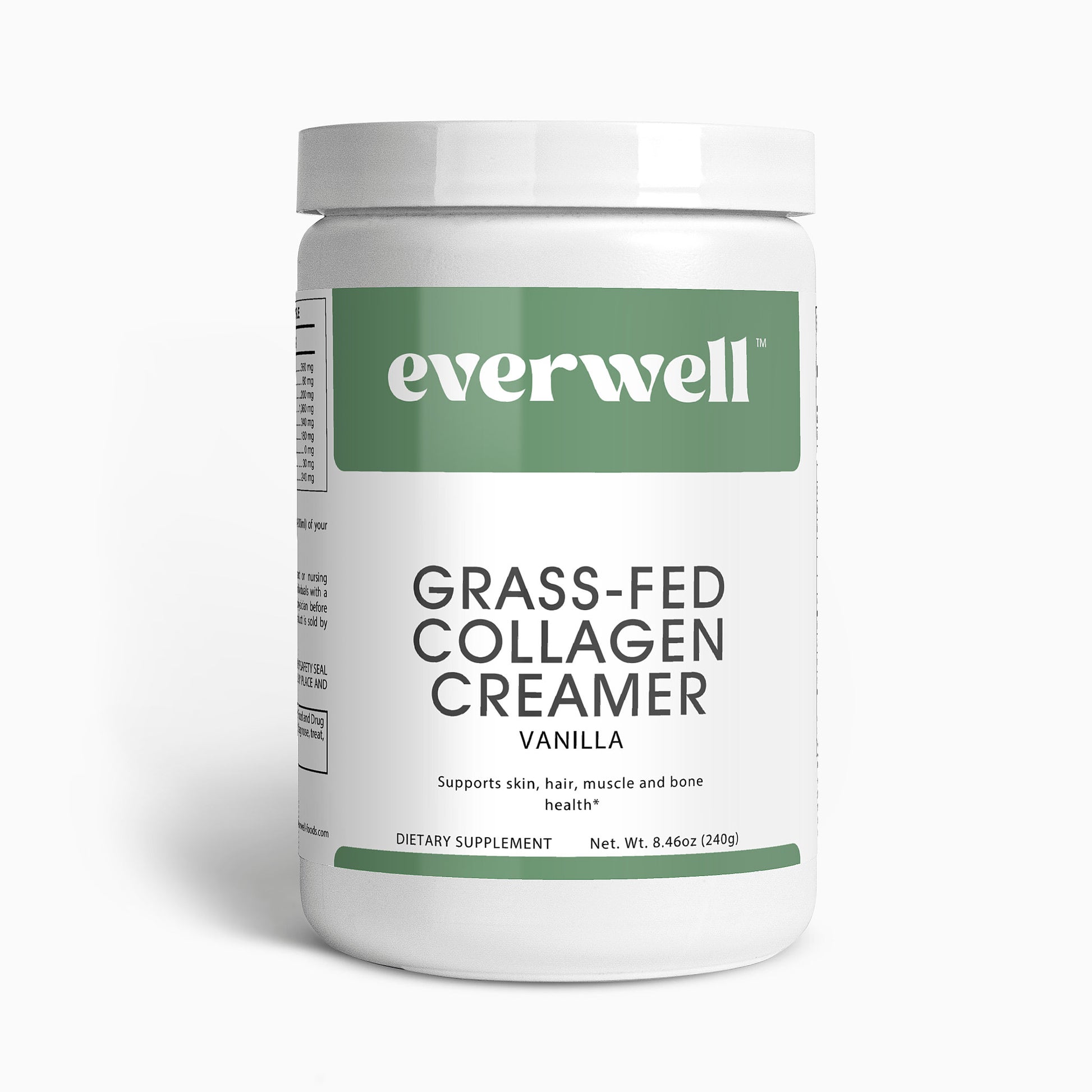 EVERWELL Grass-Fed Collagen Creamer (Vanilla)